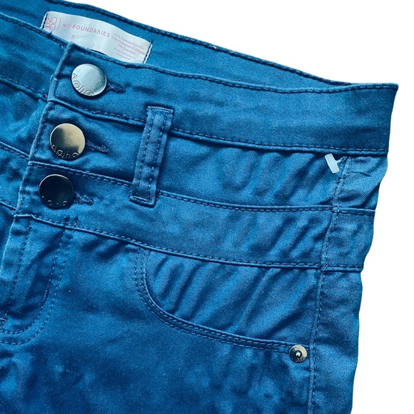 No Boundaries Teal Corset Waist Stretch Jeans , Skinny Jeans , Women Denim Jeans - Picture 6 of 12